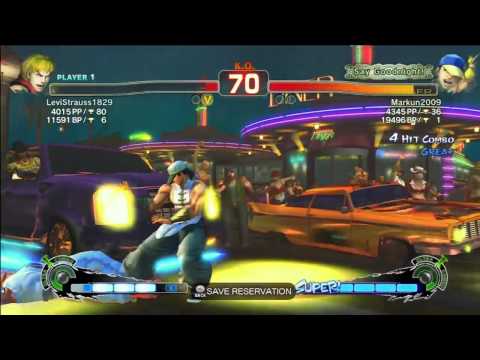 SSF4 AE: LeviStrauss1829 (Ken) VS Markun2009 (Yun)