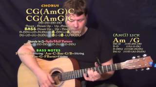 Shine On (Sawyer Fredericks) Guitar Lesson Chord Chart - Capo 5th