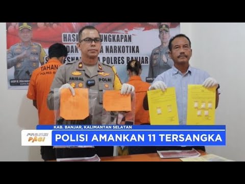 POLRES BANJAR RILIS PENGUNGKAPAN KASUS NARKOTIKA