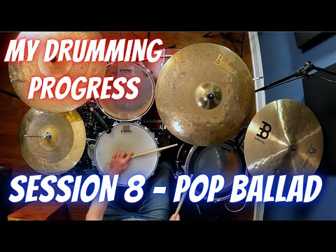 Thumbnail for MY DRUMMING PROGRESS - SESSION 8 - POP BALLAD