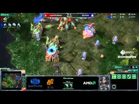 Dreamhack Winter 2011 Day 3 - G2 - coLMVP.Genius (P) v EG.Puma (T)