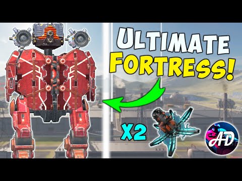 NEW SHELL ULTIMATE FORTRESS With 2 FORTIFIER And ANCILE | War Robots Test Server Gameplay WR