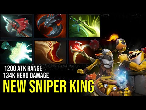 NEW SNIPER KING! 1200 Atk Range Techies Insane Mega Creep Comeback vs Broken Meta Clinkz! Dota 2