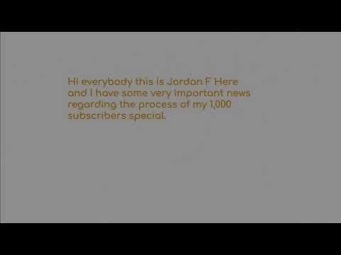 A Very Important Announcement