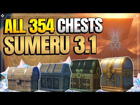 ALL Chest Locations in Sumeru Desert 3.1 - Full Ver. | In Depth Follow Along |【Genshin Impact】