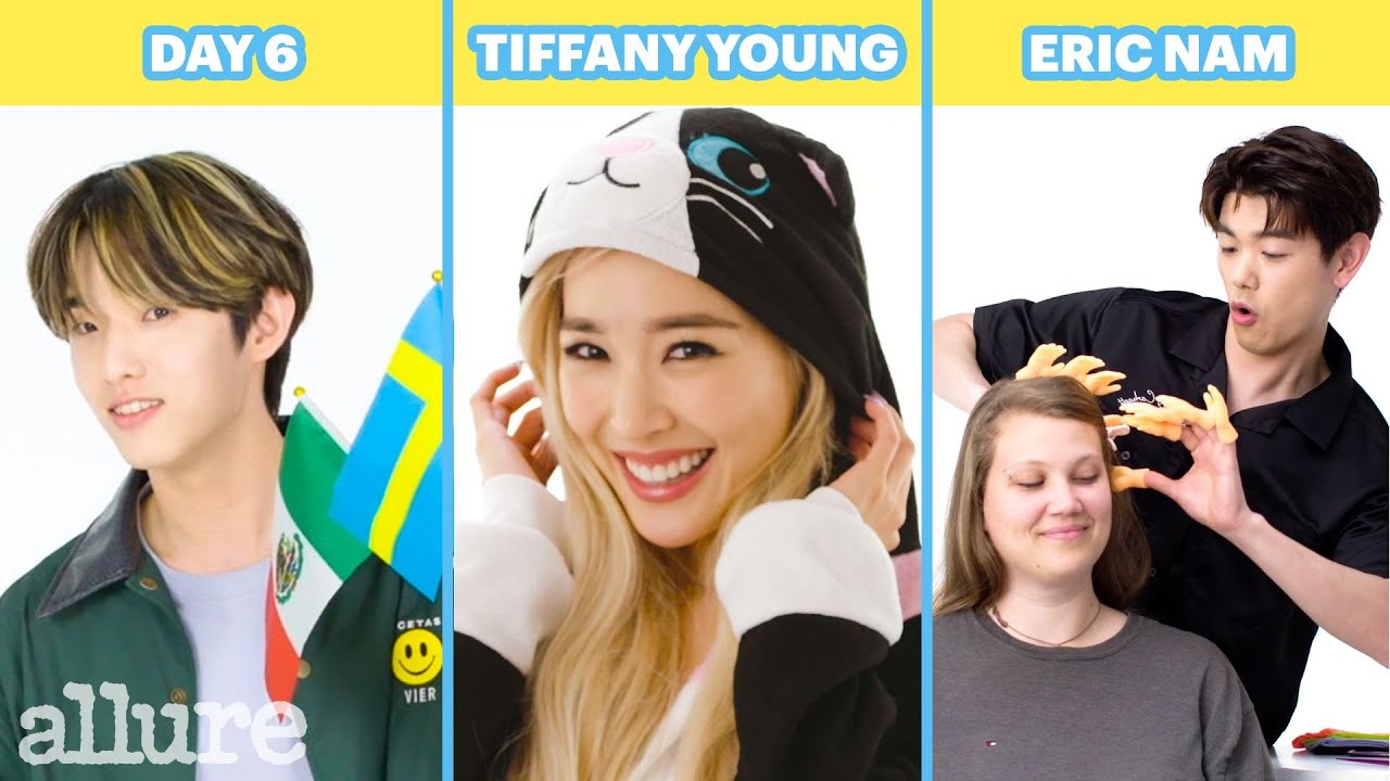 Day6, Eric Nam, Tiffany Young and More K-Pop Artists Try 9 Things They've Never Done Before Allure