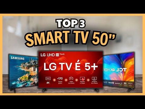 TOP 3 SMART TV 4K 50 POLEGADAS de 2024. Qual a TV de 50 Polegadas com MELHOR CUSTO BENEFÍCIO?