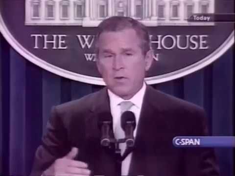 George W Bush's first Presidential News Conference February 22, 2001