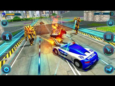 US police Robot Car Revenge 2019 Robot War gameplay by | wow kidz gameplay 🎮