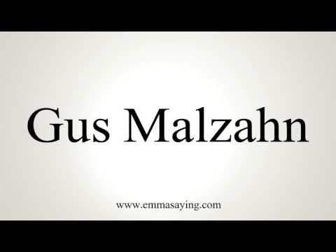 How to Pronounce Gus Malzahn