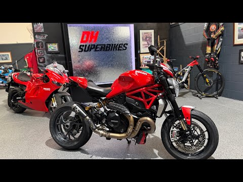 DUCATI Monster R  M1200R 2018 1200R 2018 5322 Miles Arrow Ohlins Brembo FSH PX @dhsuperbikes 