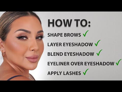 MAKEUP 101 BROWS AND EYE MAKEUP | NINA UBHI