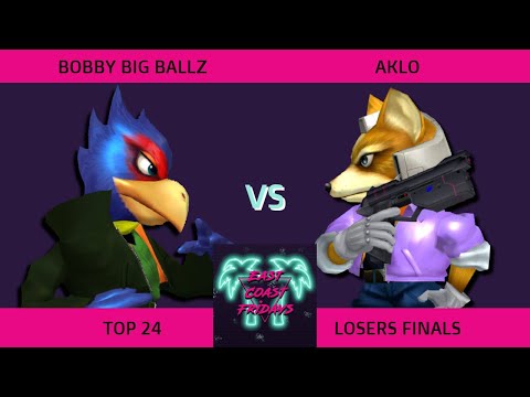 bobby big ballz (Falco) vs. Aklo (Fox) - ECF 176 Top 24 Losers Finals SSBM