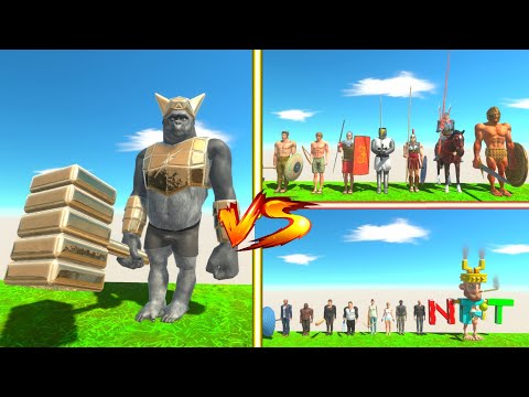 Ghor Hammer vs Ancient and Modern Humans - Animal Revolt Battle Simulator