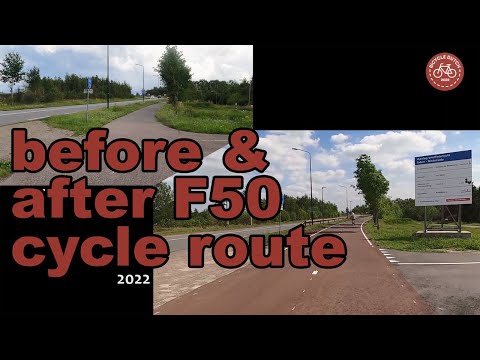 Final updates to the F50 cycle route Oss to Uden (NL)