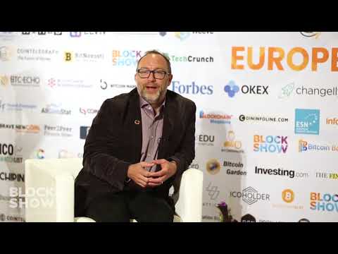 William Skannerup interviews Jimmy Wales at BlockShow