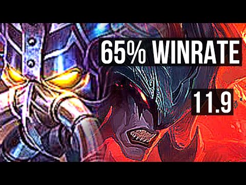 KASSADIN vs AATROX (MID) | 9/1/7, 65% winrate | EUW Master | v11.9