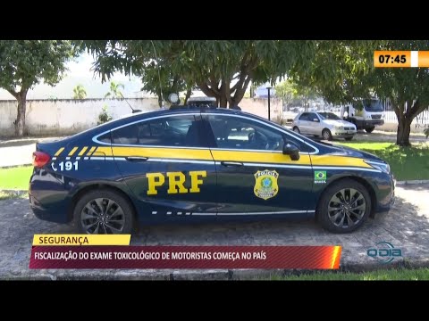 Exames toxicológicos começam a ser cobrados em fiscalizações da PRF no Piauí 15 07 2021