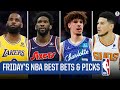 Friday NBA Picks [Picks To Win, Top Wagers and MORE] I CBS Sports HQ