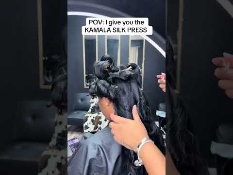 Kamala Silk Press Never Disappoints! #silkpress #naturalhair #hairmaintenance #haircare #trendy