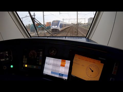 How an NS train driver drives on time: TimTim, Coast Time Advice and Route Ribbon
