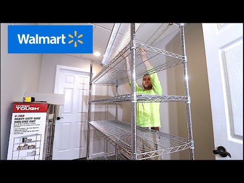 Hyper Tough 6 tier wire shelving rack | Assembly & Review