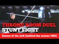 Return Of The Jedi Behind The Scenes THRONE ROOM DUEL Rare Footage 1982