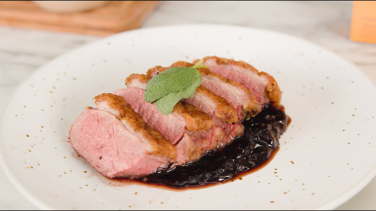How to cook a delicious Pan Fried Duck Breast with crispy skin
