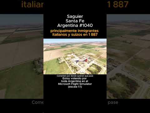 Saguier, Santa Fe desde el Microsoft Flight Simulator #saguier #santafe #msfs #argentina