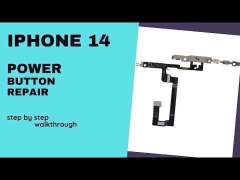 how to repair iPhone 14 power button flex - narrated walkthrough