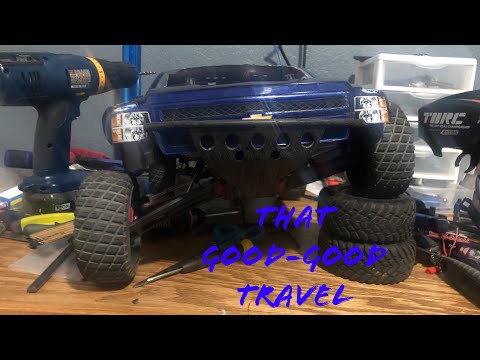 Traxxas slash long travel suspension (Prerunner build pt3) {Jato a-arms}