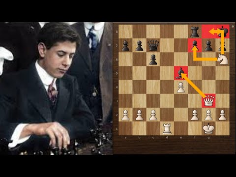 The Turing machine!! - Jose Raul Capablanca vs Mark Fonaroff - New York 1918 - Scotch opening