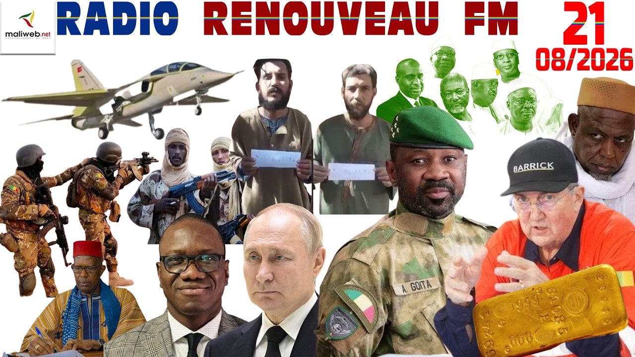 La Revue de Presse de la RADIO RENOUVEAU FM du 21 Août 2026