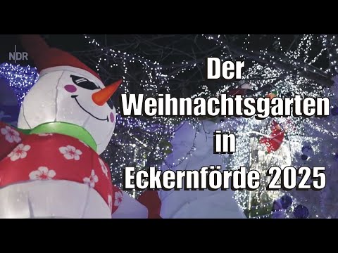 TV Report --- The Christmas Garden in Eckernförde --- Nov. 2025