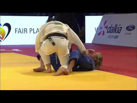 Judo Grand Slam Abu Dhabi 2014 Final -57kg BLOT LAETITIA (FRA) vs. MONTEIRO TELMA (POR)