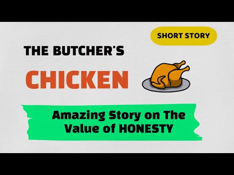 The butcher’s 🍗chicken: Amazing animated story on the value of honesty | Short Story