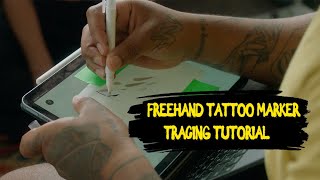 How to trace with the Inkbox Freehand Tattoo Marker