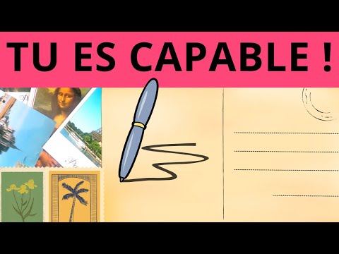 Comment ÉCRIRE une CARTE POSTALE en FRANÇAIS
