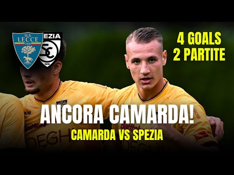 Goal Francesco Camarda vs Spezia | 4 Goals/2 Matches! | Lecce 2x1 Spezia 🇮🇹🔥