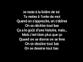 Amel Bent - Je reste paroles.wmv 