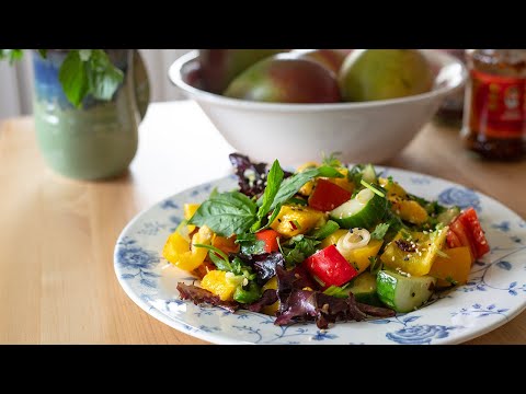 Spicy Mango Salad Recipe | Easy Asian Mango Salad