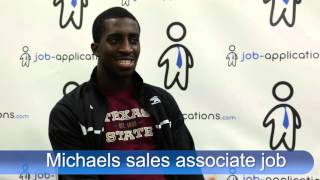 Michaels Interview - Sales Associate