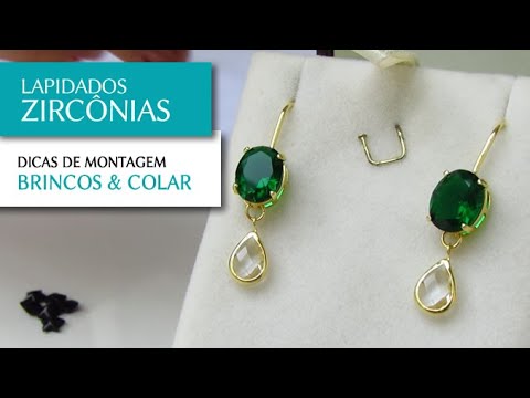 Novas Zircônias lapidadas para Montagem de Semi Joias - Pedra Mística