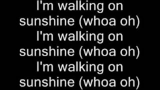 Aly &amp; AJ Walking On Sunshine w/Lyrics