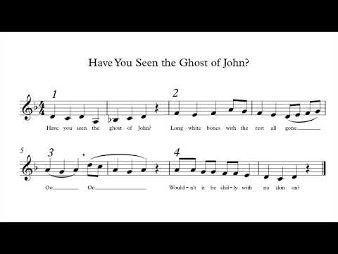 Have You Seen the Ghost of John? Instrumental Practice Track