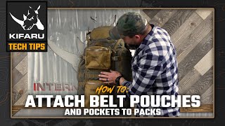 TECH TIP | How To | Attach Belt Pouches & Pockets | Pack Setup