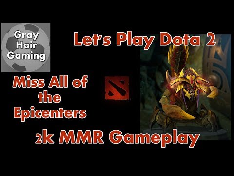 Let's Play Dota 2 - 2k MMR Gameplay - 2 Kills, Missed Epicenters, But 25 Assists? - Increase MMR