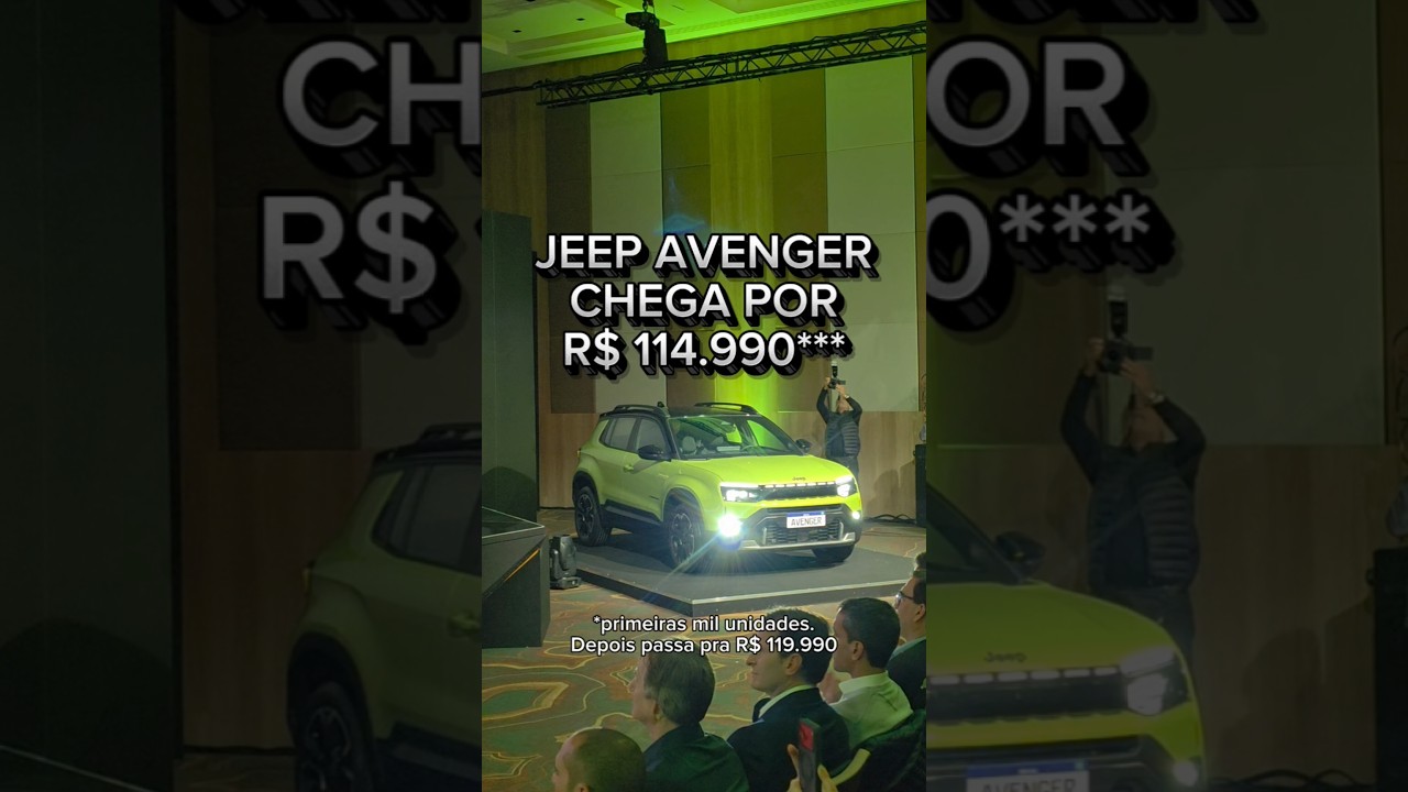 Jeep Avenger chegou!