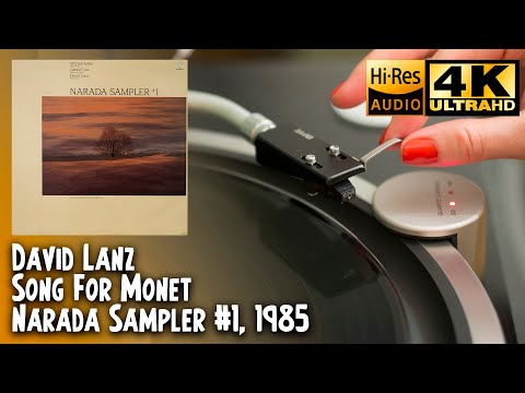 David Lanz - Song For Monet - Nightfall (Narada Sampler #1), 1985, Vinyl video 4K, 24bit/96kHz
