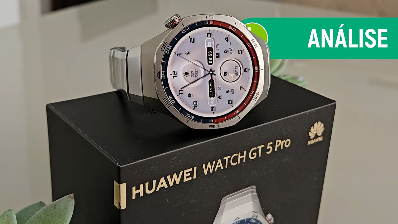 Miniatura da avaliação em vídeo de Smartwatch HUAWEI WATCH GT 5 Pro 46mm Titânio